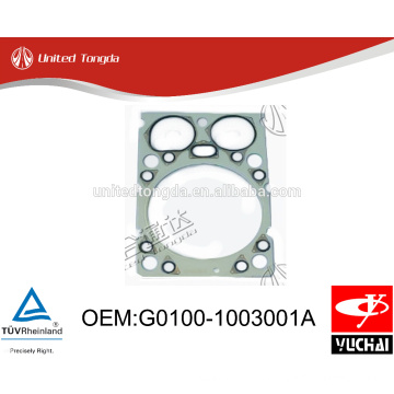 G0100-1003001A original yuchai YC4G cylinder head gasket for Chinese truck